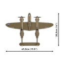 Cobi World War 2 Lockheed P 38H Lightning Construction Set (652 Pieces)