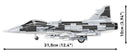Cobi Armed Forces Saab JAS 39 Gripen E (480 Pcs)