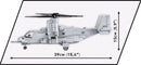 Cobi Armed Forces Bell Boeing V 22 Osprey (1086 Piece Kit)