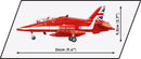 Cobi Armed Forces BAe Hawk T1 Red Arrows (386 Piece Kit)
