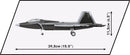 Cobi Armed Forces Lockheed F 22 Raptor (695 Piece Kit)
