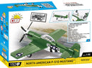 Cobi World War 2 P 51 Mustang (150 Piece Kit)