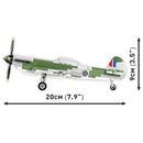 Cobi World War 2 Spitfire Mk. XVI Bubbletop (152 Piece Kit)