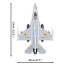 Cobi Armed Forces F 16AM Fighting Falcon (500 Pcs)