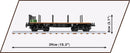 Cobi Trains Schwerer Plattwormwagen Type Ssys 1:35 Scale (424 Piece Kit)