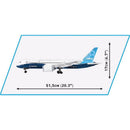 Cobi Boeing 787 8 Dreamliner 830 Pcs