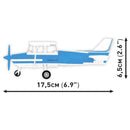 Cobi Boeing Cessna 172 Skyhawk (Blue/White) 162 Pcs