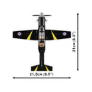 Cobi Action Town Beechcraft T 6 Texan II Construction Set (197 Pieces)