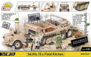 Cobi World War 2 SD. KFZ. 10 & Field Kitchen (367 Piece Kit)