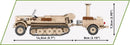 Cobi World War 2 SD. KFZ. 10 & Field Kitchen (367 Piece Kit)