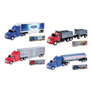 Motormax Mighty Haulers 1:32 1997 Ford Aeromax 9500 & Trailer Die Cast Vehicle Assortment (6 Count)