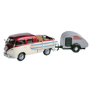 Motormax Volkswagen Collection 1:24 VW Type 2 Pick Up & Trailer Die Cast Vehicle