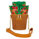 Loungefly Loungefly Flower Basket Figural Crossbody Bag
