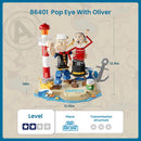 Pantasy Popeye Popeye w/Olive Figure Set (1209 Piece Kit)