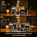 Pantasy Steampunk Series Train Station (2788 Piece Kit)