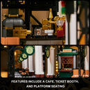 Pantasy Steampunk Series Train Station (2788 Piece Kit)