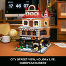 Pantasy Retro Series Bakery Construction Set (2663 Piece Kit)