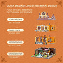 Pantasy Retro Series Bakery Construction Set (2663 Piece Kit)