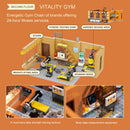 Pantasy Retro Series Bakery Construction Set (2663 Piece Kit)