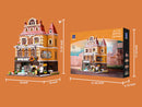 Pantasy Retro Series Bakery Construction Set (2663 Piece Kit)