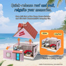 Puremind Dragon Ball Z Kami House Wood Construction Set with Acrylic Figures (318 Pieces)
