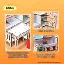 Puremind Dragon Ball Z Kami House Wood Construction Set with Acrylic Figures (318 Pieces)