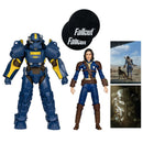 McFarlane Toys Fallout 4 T  60 Vault Tec & Sole Survivor 7" Action Figure 2 Pack