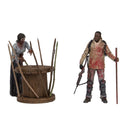 McFarlane Toys The Walking Dead 7" Morgan with Impaled Walker & Spike Trap Action Figure Set