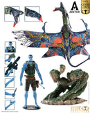McFarlane Toys Avatar: The Way of Water Quaritch & Banshee Gold Label Figure (SDCC)