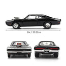 Jada Toys Fast & Furious 1970 Dodge Charger Black 1:24 Scale Hollywood Ride