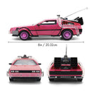 Jada Toys Pink Slips Delorean (Pink) 1:24 Scale Diecast Vehicle