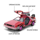 Jada Toys Pink Slips Delorean (Pink) 1:24 Scale Diecast Vehicle