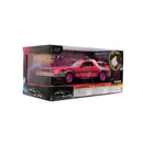 Jada Toys Pink Slips Delorean (Pink) 1:24 Scale Diecast Vehicle