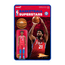 Super7 NBA Joel Embiid Philadelphia 76ers Red Stat Supersports ReAction 3.75" Action Figure