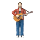 Super7 Parks and Recreation Andy Dwyer ReAction 3.75" Action Figure