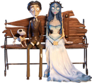 SD Toys Corpse Bride Victor and Emily on Bench 1:10 Scale Figure Set