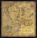 Noble Collection The Lord of the Rings Map of Middle Earth 1000pc Puzzle