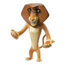 Noble Collection Madagascar Alex Bendable Figure