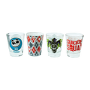Ikon Collectables Suicide Squad (2016) Logos Shot Glass Set of 4