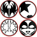 Ikon Collectables KISS Round Coaster Set