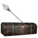 Ikon Collectables Justice League (2017) Aquaman's Trident with Treasure Chest Life Size Replica