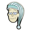 Ikon Collectables Rick and Morty Sleepy Garry Enamel Pin
