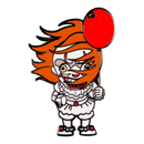 Ikon Collectables It (2017) Pennywise Sweeping Hair Chibi Enamel Pin