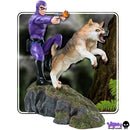 Ikon Design Studio The Phantom Phantom and Devil Purple Suit Statue