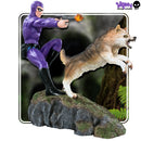 Ikon Design Studio The Phantom Phantom and Devil Purple Suit Statue