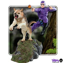 Ikon Design Studio The Phantom Phantom and Devil Purple Suit Statue