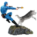 Ikon Design Studio The Phantom Phantom and Devil Blue Suit Statue