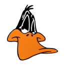 Ikon Collectables Looney Tunes Daffy Duck Enamel Pin