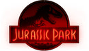 Ikon Collectables Jurassic Park Logo Light Up Neon Logo Sign