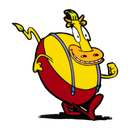 Ikon Collectables Rocko's Modern Life Heffer Enamel Pin